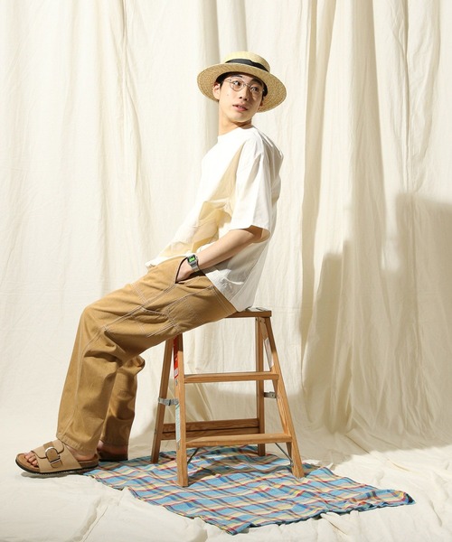 niko and...（ニコアンド）の「ストローハット（ハット・メンズ・ベージュ/ブラック・FREE）」の13枚目の写真