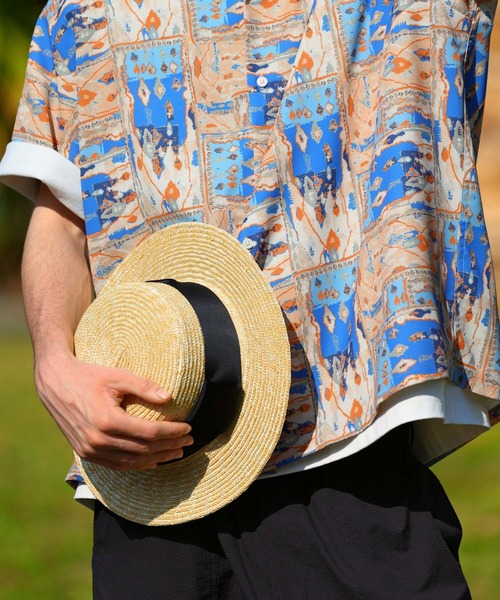 niko and...（ニコアンド）の「ストローハット（ハット・メンズ・ベージュ/ブラック・FREE）」の18枚目の写真