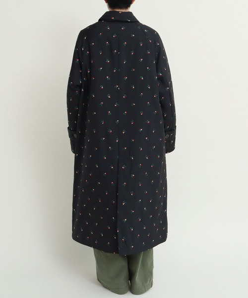 CHILD WOMAN(チャイルドウーマン)の「EVOダウン 小花刺繍ステンコート(ステンカラーコート・レディース・ブラック/カーキ・FREE)」の17枚目の写真