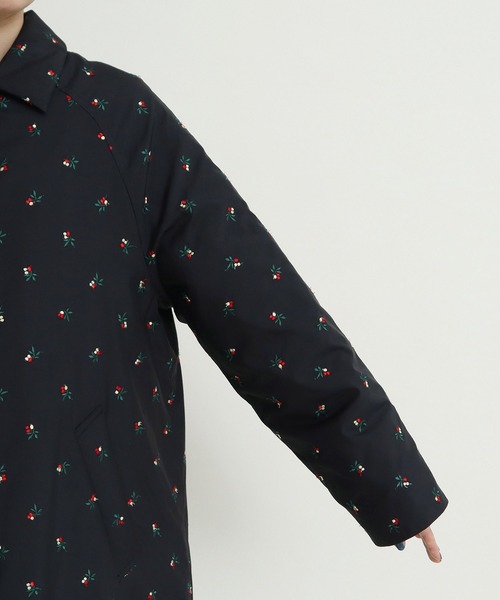 CHILD WOMAN(チャイルドウーマン)の「EVOダウン 小花刺繍ステンコート(ステンカラーコート・レディース・ブラック/カーキ・FREE)」の20枚目の写真