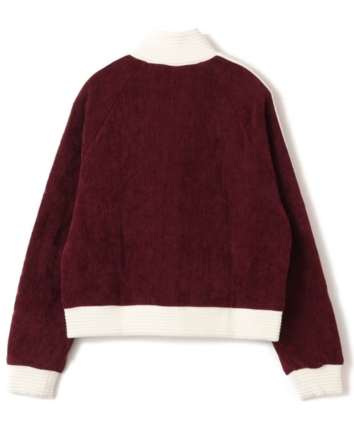adidas(アディダス)の「adidas VELOUR KNIT TRACK TOP / アディダス ベロア ニット トラック トップ(その他アウター・レディース・バーガンディー・S/L/M)」の4枚目の写真