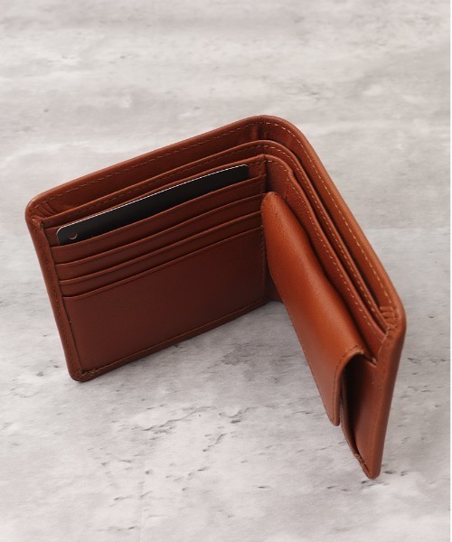 Lee(リー)の「Lee 柔らかゴートレザー二つ折り財布(財布・メンズ・チョコ/キャメル/ネイビー/ブラック/グリーン/レッド・FREE)」の14枚目の写真