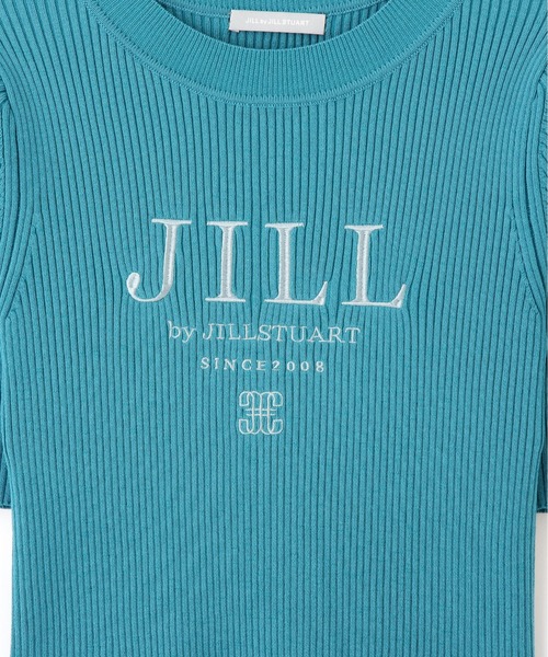ジル バイ ジル スチュアート（JILL by JILL STUART）/ロゴ刺繍コンパクトリブニット セール】◇ロゴ刺繍コンパクトリブニット（ニット/セーター）｜JILL by