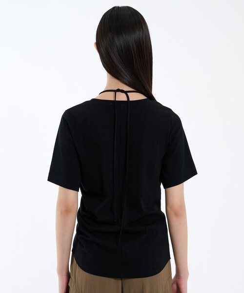 PUBLIC TOKYOパブリック東京トップス アシメギャザーホルタートップス（Tシャツ/カットソー）｜PUBLIC