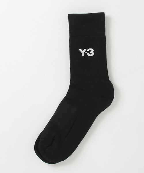 Y-3(ワイスリー)の「Y-3 CLASSIC CREW SOCKS(ソックス/靴下・メンズ・ブラック・LARGE/MEDIUM/SMALL)」の2枚目の写真