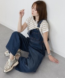 RCD（アールシーディー）の「【コットン100%　二の腕すっきり 】コットン100％ クルーネックフレンチスリーブTシャツ　半袖（Tシャツ/カットソー）」