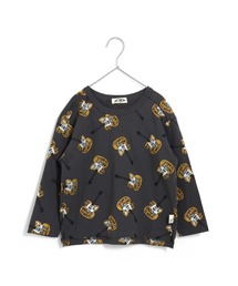 MAKE YOUR DAY | エレクトリックギター総柄長袖Tシャツ■80~140cm(Tシャツ/カットソー)