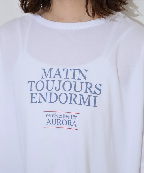 Arinomama（アリノママ）の「バックシャーリング チュニックTシャツ（Tシャツ/カットソー・レディース・ブラック/オフホワイト/ブラック系/グレー系/ホワイト系・FREE）」の20枚目の写真