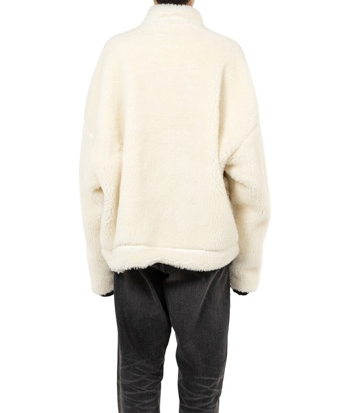 Maison MIHARA YASUHIRO(メゾンミハラヤスヒロ)の「Amateur Sewn Like Boa Jacket(ブルゾン・メンズ・ホワイト/ブラック・48/46/44)」の6枚目の写真