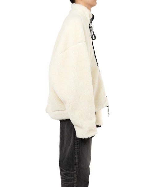 Maison MIHARA YASUHIRO(メゾンミハラヤスヒロ)の「Amateur Sewn Like Boa Jacket(ブルゾン・メンズ・ホワイト/ブラック・48/46/44)」の7枚目の写真