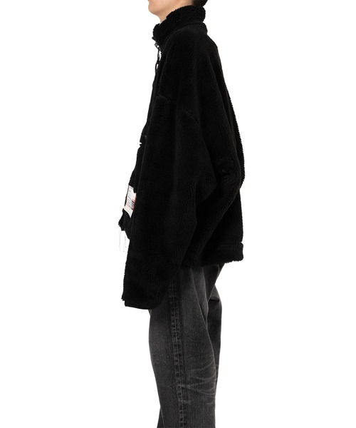 Maison MIHARA YASUHIRO(メゾンミハラヤスヒロ)の「Amateur Sewn Like Boa Jacket(ブルゾン・メンズ・ホワイト/ブラック・48/46/44)」の13枚目の写真