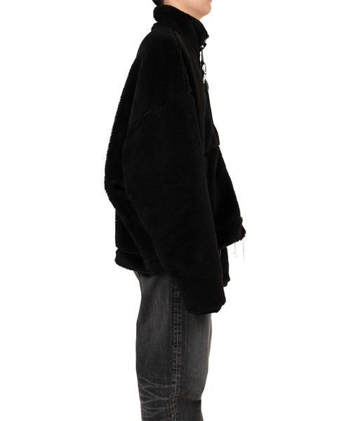 Maison MIHARA YASUHIRO(メゾンミハラヤスヒロ)の「Amateur Sewn Like Boa Jacket(ブルゾン・メンズ・ホワイト/ブラック・48/46/44)」の15枚目の写真