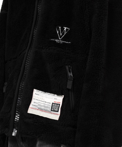 Maison MIHARA YASUHIRO(メゾンミハラヤスヒロ)の「Amateur Sewn Like Boa Jacket(ブルゾン・メンズ・ホワイト/ブラック・48/46/44)」の17枚目の写真