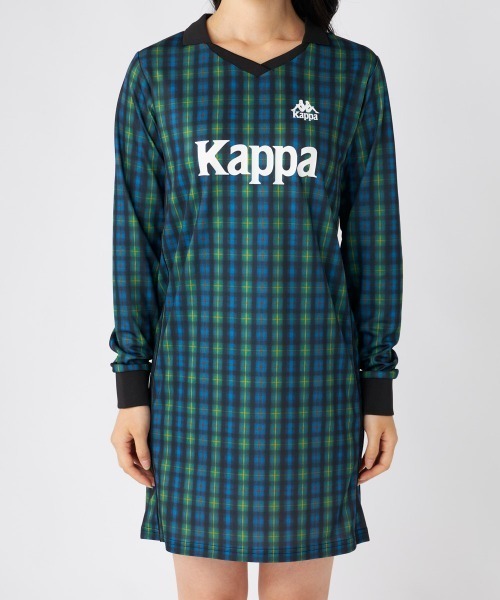 Kappa(カッパ)の「ゲームシャツワンピース(ワンピース・レディース・ブラック/チェック・LARGE/MEDIUM/SMALL)」の8枚目の写真