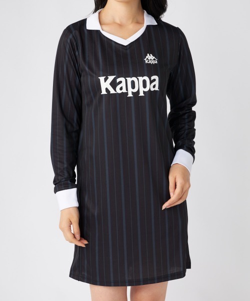 Kappa(カッパ)の「ゲームシャツワンピース(ワンピース・レディース・ブラック/チェック・LARGE/MEDIUM/SMALL)」の3枚目の写真