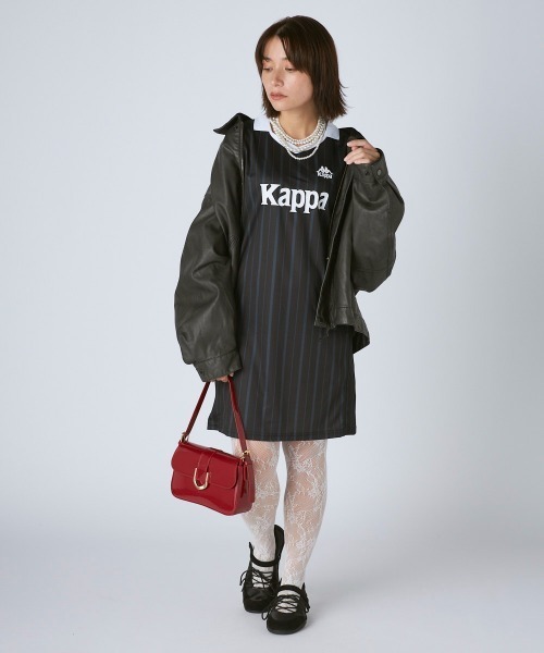 Kappa(カッパ)の「ゲームシャツワンピース(ワンピース・レディース・ブラック/チェック・LARGE/MEDIUM/SMALL)」の18枚目の写真