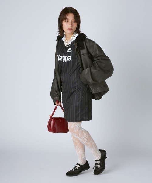 Kappa(カッパ)の「ゲームシャツワンピース(ワンピース・レディース・ブラック/チェック・LARGE/MEDIUM/SMALL)」の21枚目の写真