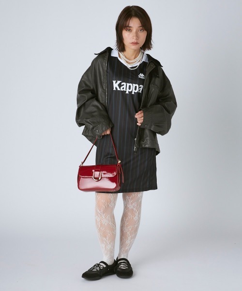 Kappa(カッパ)の「ゲームシャツワンピース(ワンピース・レディース・ブラック/チェック・LARGE/MEDIUM/SMALL)」の17枚目の写真