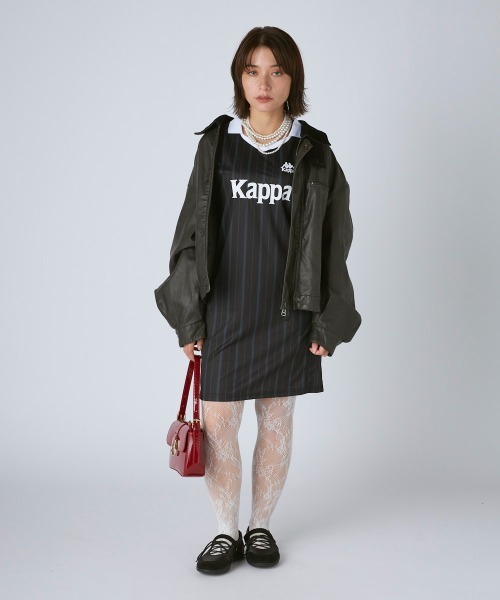 Kappa(カッパ)の「ゲームシャツワンピース(ワンピース・レディース・ブラック/チェック・LARGE/MEDIUM/SMALL)」の19枚目の写真
