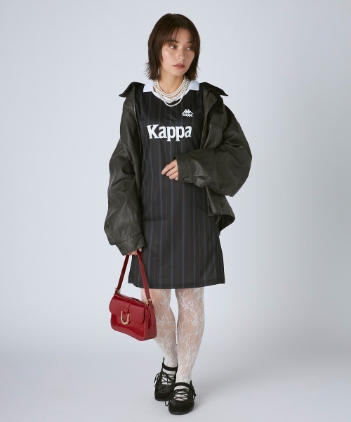 Kappa(カッパ)の「ゲームシャツワンピース(ワンピース・レディース・ブラック/チェック・LARGE/MEDIUM/SMALL)」の20枚目の写真