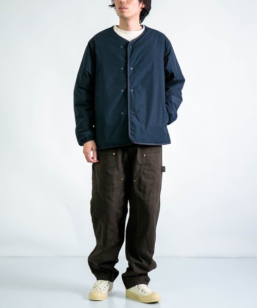nanamica（ナナミカ）の「[nanamica] Reversible Down Cardigan / リバーシブルダウンカーディガン（ダウンジャケット/コート・メンズ・ネイビー/ブラウン・M/S）」の4枚目の写真