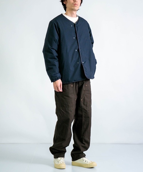 nanamica（ナナミカ）の「[nanamica] Reversible Down Cardigan / リバーシブルダウンカーディガン（ダウンジャケット/コート・メンズ・ネイビー/ブラウン・M/S）」の5枚目の写真
