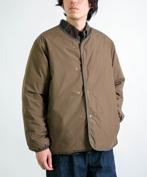 nanamica（ナナミカ）の「[nanamica] Reversible Down Cardigan / リバーシブルダウンカーディガン（ダウンジャケット/コート・メンズ・ネイビー/ブラウン・M/S）」の9枚目の写真