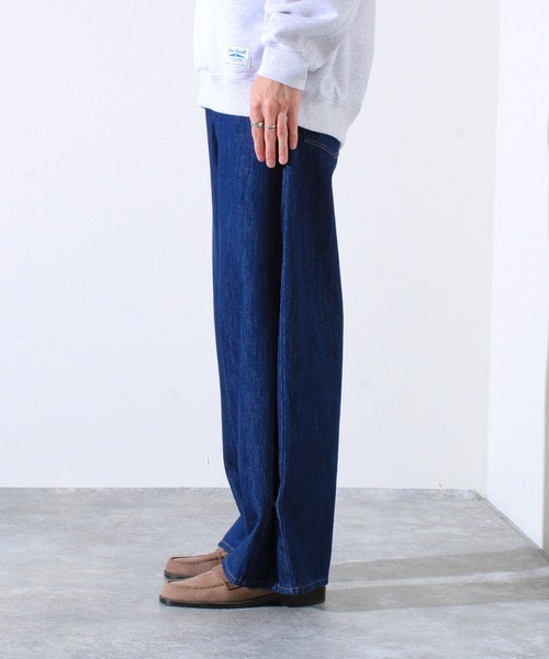 GLOSTER(グロスター)の「【WEB限定】2WAY バギーフレアデニム(デニムパンツ・メンズ・インディゴブルー/ブラック・マルチサイズ)」の4枚目の写真