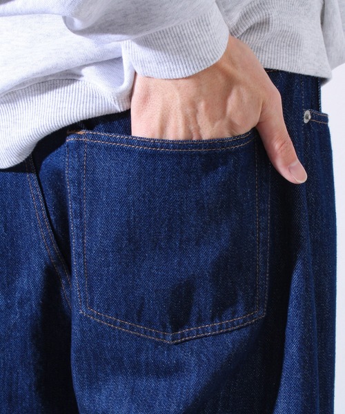 GLOSTER(グロスター)の「【WEB限定】2WAY バギーフレアデニム(デニムパンツ・メンズ・インディゴブルー/ブラック・マルチサイズ)」の9枚目の写真