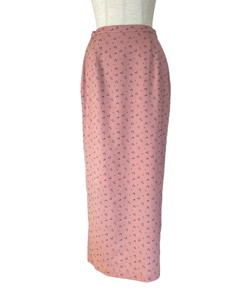 HONEY MI HONEY(ハニーミーハニー)の「floral chiffon long skirt(スカート・レディース・ブラック/ピンク/ベージュ・FREE)」の1枚目の写真