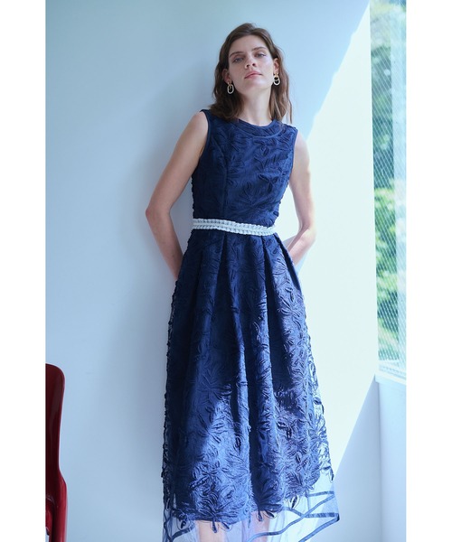 セール】Florentina Lace Belted Dress ラインシアーレース