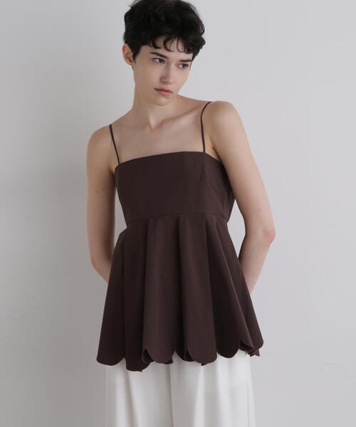 ◇SOLOTEXブロードスカラップキャミソール（キャミソール）｜LE PHIL