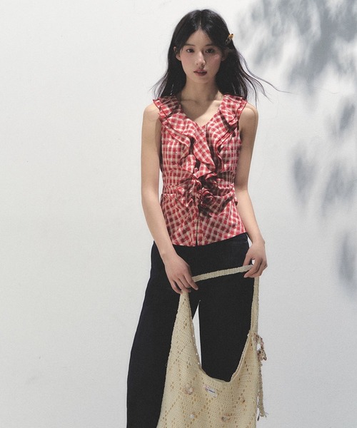 【即発送】ゴルフ SOUTHCAPE トップス シャツ ノースリーブ◾️Sサイズ ゴルフ SOUTHCAPE レディース ノースリーブ シャツ（Sサイズ）