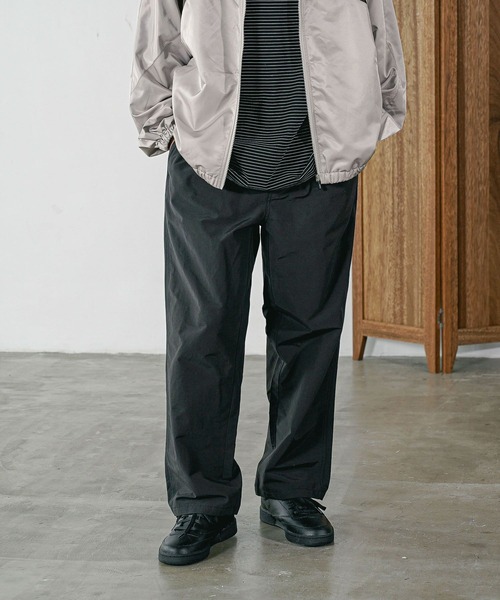 BAYFLOW（ベイフロー）の「コットンナイロンワイドテーパードパンツ（その他パンツ・メンズ・ナチュラル/ブラック・LARGE/MEDIUM）」の20枚目の写真