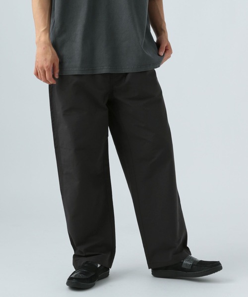 BAYFLOW（ベイフロー）の「コットンナイロンワイドテーパードパンツ（その他パンツ・メンズ・ナチュラル/ブラック・LARGE/MEDIUM）」の3枚目の写真