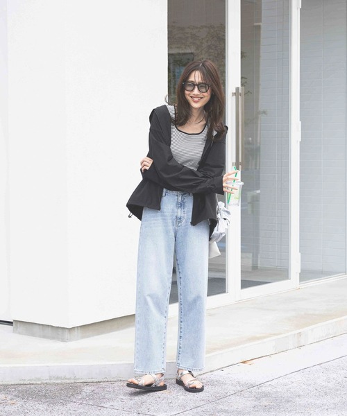 GLOBAL WORK（グローバルワーク）の「らくっションメタルサンダル/494071（サンダル・レディース・ブラウン/ブラック/シルバー/アイボリー・LARGE/MEDIUM）」の6枚目の写真