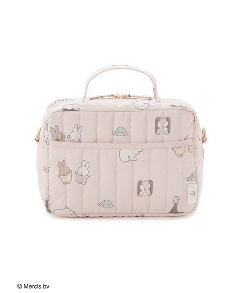 gelato pique（ジェラートピケ）の「【Dick Bruna】【KIDS】キルティング総柄ショルダーバッグ（ショルダーバッグ・キッズ・グレー/ピンク・F）」の4枚目の写真