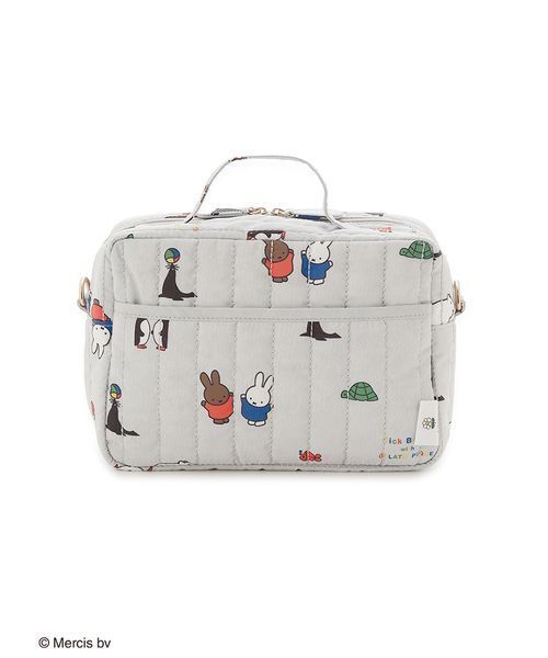 gelato pique（ジェラートピケ）の「【Dick Bruna】【KIDS】キルティング総柄ショルダーバッグ（ショルダーバッグ・キッズ・グレー/ピンク・F）」の12枚目の写真