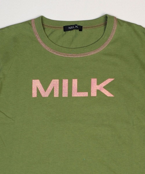 MILK(ミルク)の「AUTUMN ロゴ Tシャツ(Tシャツ/カットソー・レディース・A/B・FREE)」の7枚目の写真