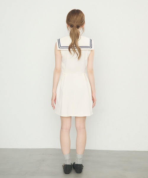 titty&Co. ネイビー ノースリーブワンピース TITTY＆CO. 「TITTY&CO.」 ノースリーブワンピース MEDIUM