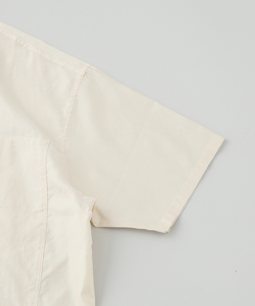 EDIFICE（エディフィス）の「ETS.MATERIAUX(マテリオ) M-35 ARMY プルオーバー（シャツ/ブラウス・メンズ・ホワイト系その他/ブラック・2/3）」の5枚目の写真