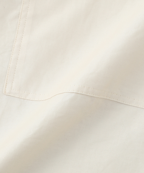 EDIFICE（エディフィス）の「ETS.MATERIAUX(マテリオ) M-35 ARMY プルオーバー（シャツ/ブラウス・メンズ・ホワイト系その他/ブラック・2/3）」の3枚目の写真