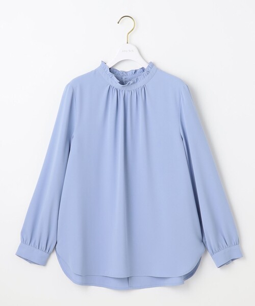 ANY SIS（エニィスィス）の「フリルネックスタンド ブラウス（シャツ/ブラウス・レディース・ホワイト系/スカイブルー系/ネイビー系・MEDIUM）」の18枚目の写真