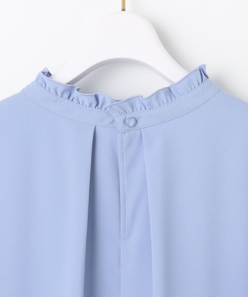 ANY SIS（エニィスィス）の「フリルネックスタンド ブラウス（シャツ/ブラウス・レディース・ホワイト系/スカイブルー系/ネイビー系・MEDIUM）」の21枚目の写真