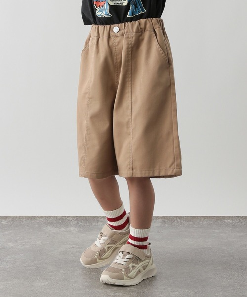 FOUND GOOD(ファウンドグッド)の「B/バミューダパンツ(その他パンツ・キッズ・ネイビー/ブラウン系5/ブルー系5・120cm/130cm/140cm/150cm)」の1枚目の写真