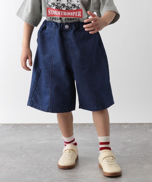 FOUND GOOD(ファウンドグッド)の「B/バミューダパンツ(その他パンツ・キッズ・ネイビー/ブラウン系5/ブルー系5・120cm/130cm/140cm/150cm)」の3枚目の写真