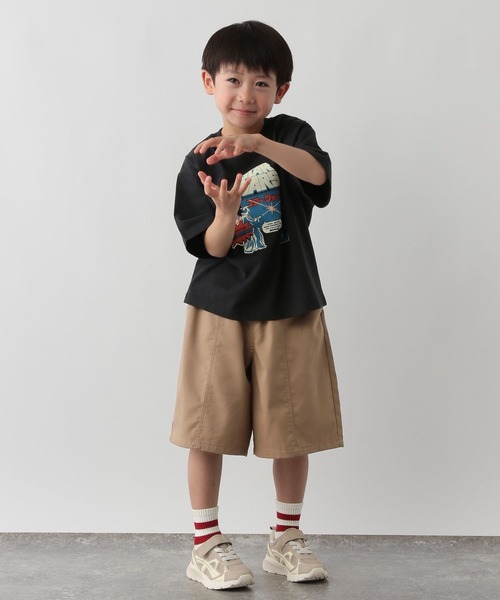 FOUND GOOD(ファウンドグッド)の「B/バミューダパンツ(その他パンツ・キッズ・ネイビー/ブラウン系5/ブルー系5・120cm/130cm/140cm/150cm)」の18枚目の写真