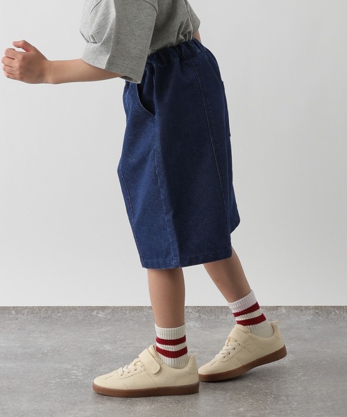 FOUND GOOD(ファウンドグッド)の「B/バミューダパンツ(その他パンツ・キッズ・ネイビー/ブラウン系5/ブルー系5・120cm/130cm/140cm/150cm)」の5枚目の写真