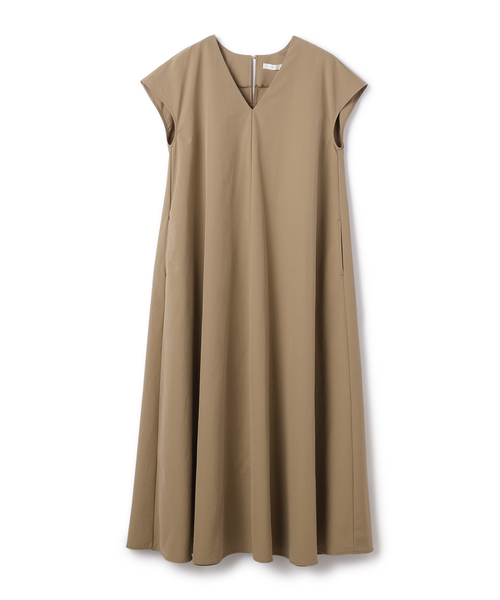 CROSS FUNCTION（クロスファンクション）の「《UV/吸水速乾》エブ楽 Vネックフレンチスリーブワンピース【CROSS FUNCTION/クロスファンクション】（ワンピース・レディース・ブラック/ベージュ・L/M）」の20枚目の写真