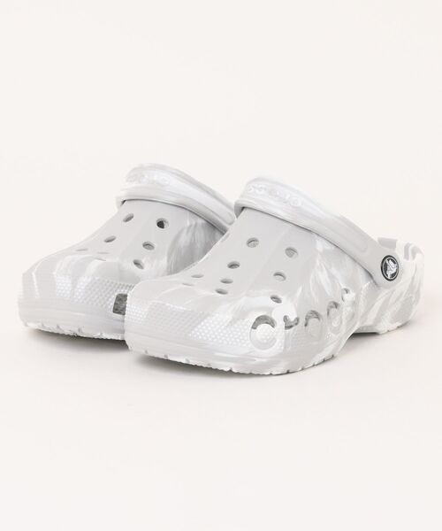 crocs（クロックス）の「《crocs》バヤ マーブル クロッグ（サンダル・メンズ・グレー系その他/ブラック×ホワイト/ベージュ系その他・23.0cm/24.0cm/25.0cm/26.0cm/27.0cm/28.0cm/29.0cm/22.0cm）」の2枚目の写真